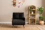 Atelier Del Sofa Cosmo Single - Sofá-Cama de 1 Plaza Negro